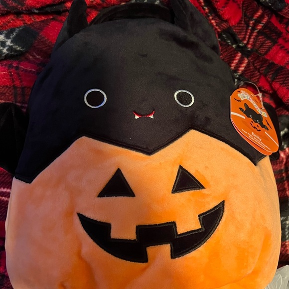 bat pumpkin squishmallow